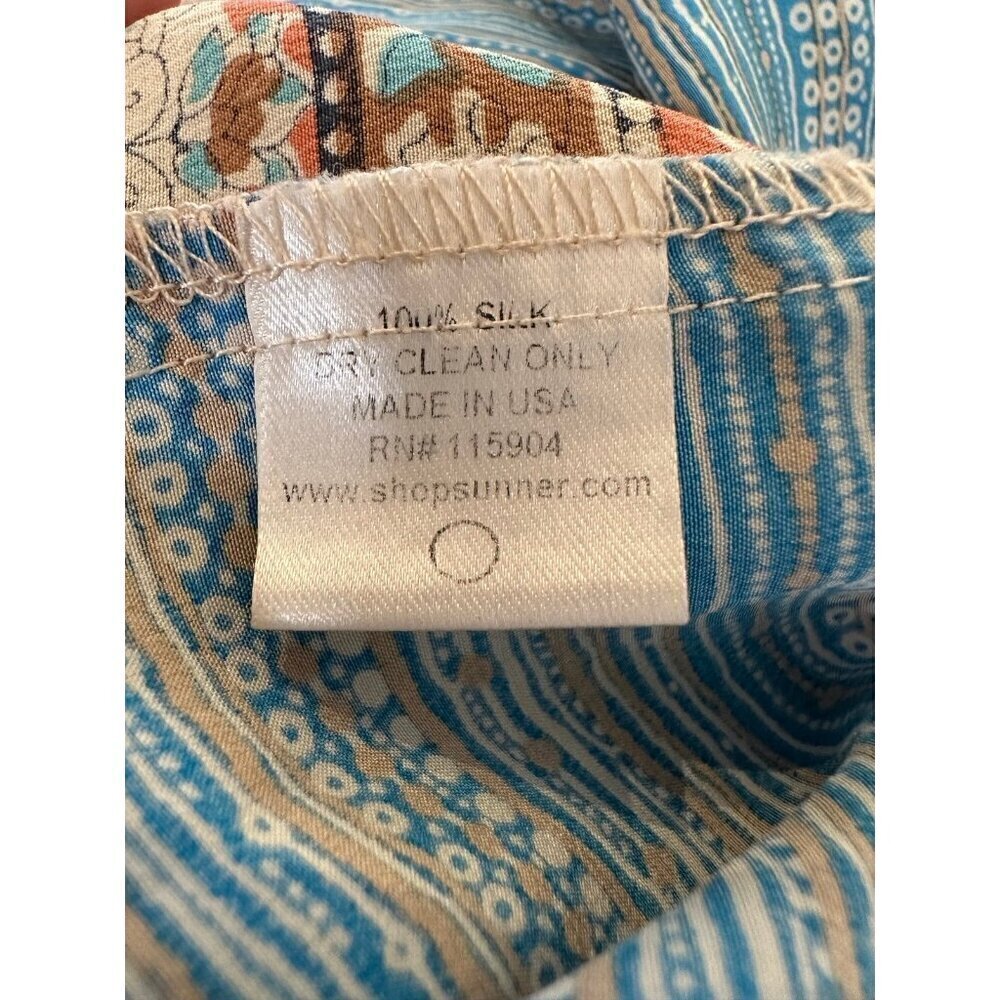 Sunner silk boho maxi dress - Picture 5 of 5
